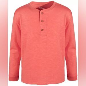 Epic Threads Coral Long Sleeve Henley